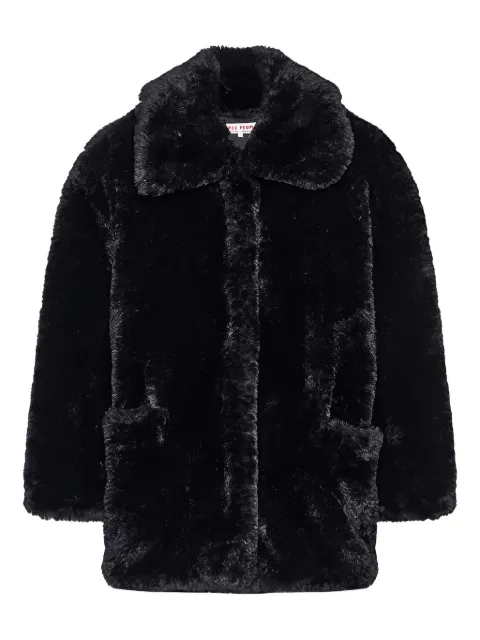 Free People faux-fur collar coat