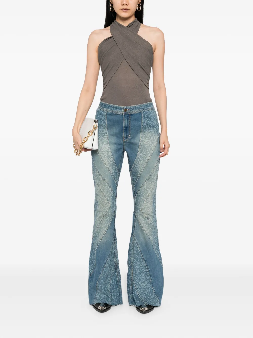 Free People Mermaid jeans Blauw