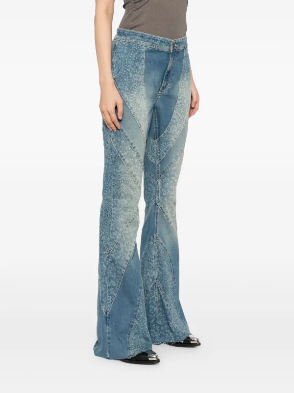 Free People Mermaid Jeans Blue FARFETCH IN