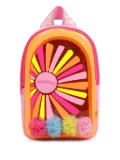 Billieblush pompom-appliqué backpack - Pink