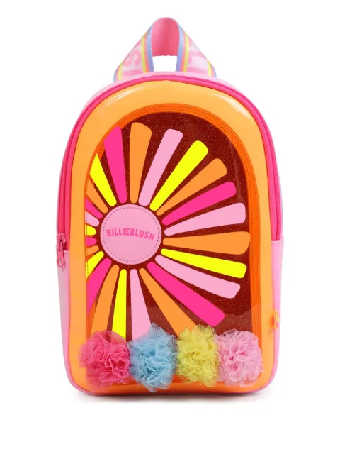 Billieblush mochila con aplique de pompón