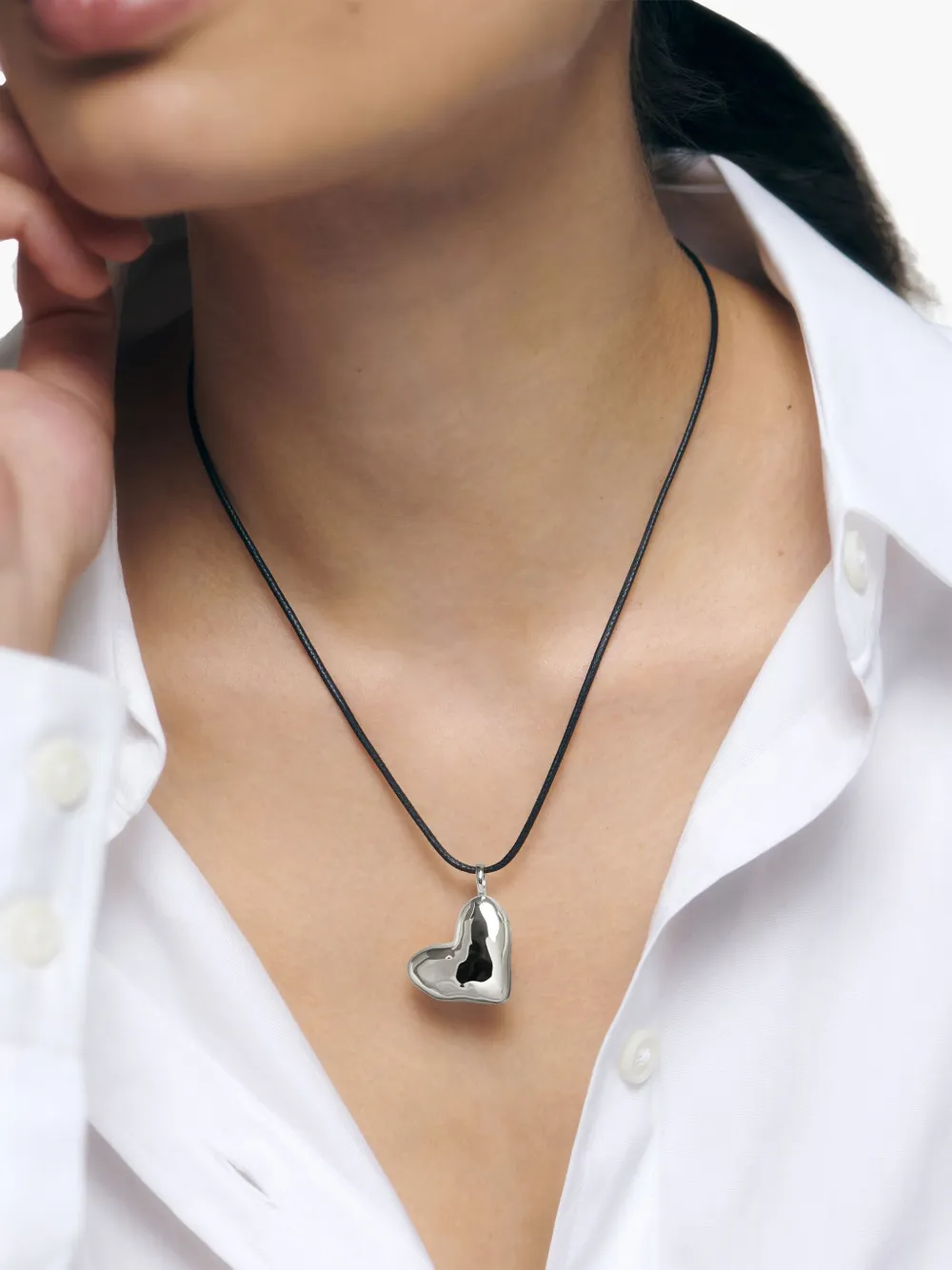 Monica Vinader Halsketting met hanger - Zilver