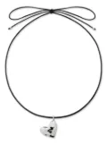 Monica Vinader heart-pendant necklace - Silver