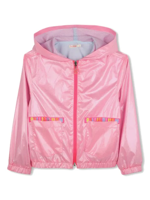 Billieblush chamarra con logo estampado