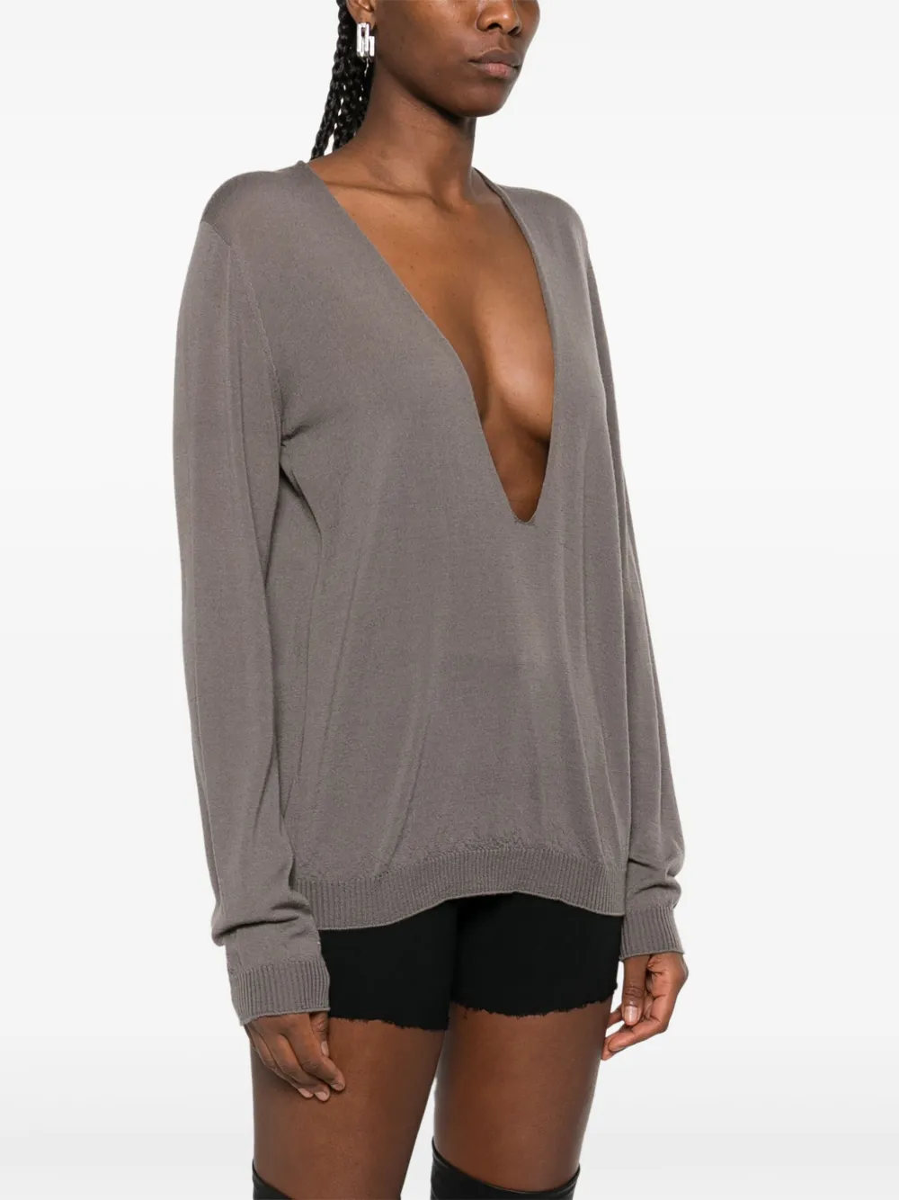 Rick Owens Extreme trui Bruin
