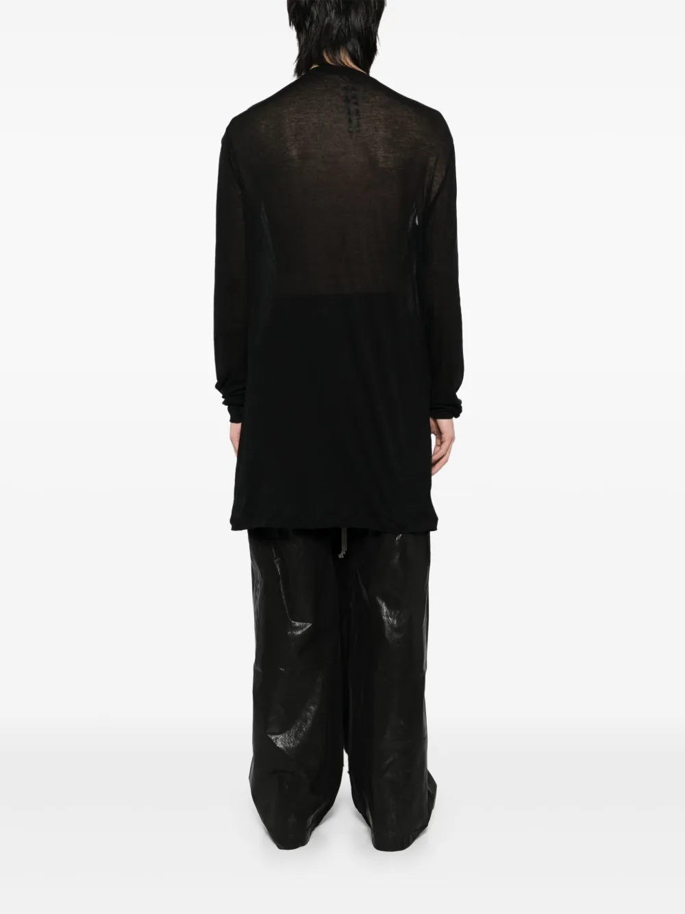 Rick Owens Drain T-shirt Zwart