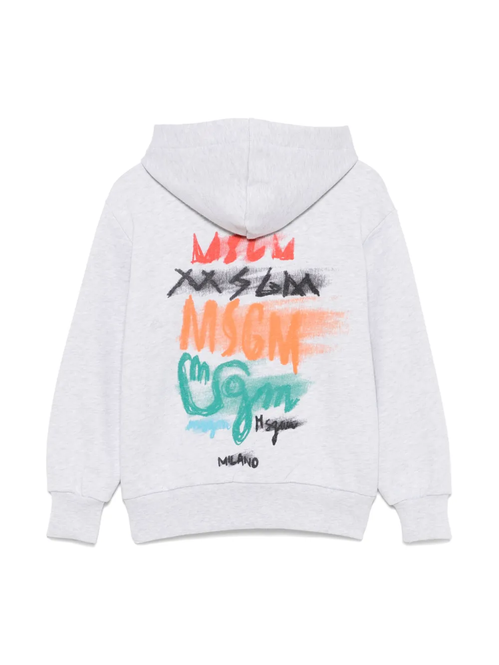 MSGM Kids logo-print hoodie | Boys Hoodies & Sweatshirts | Image 2