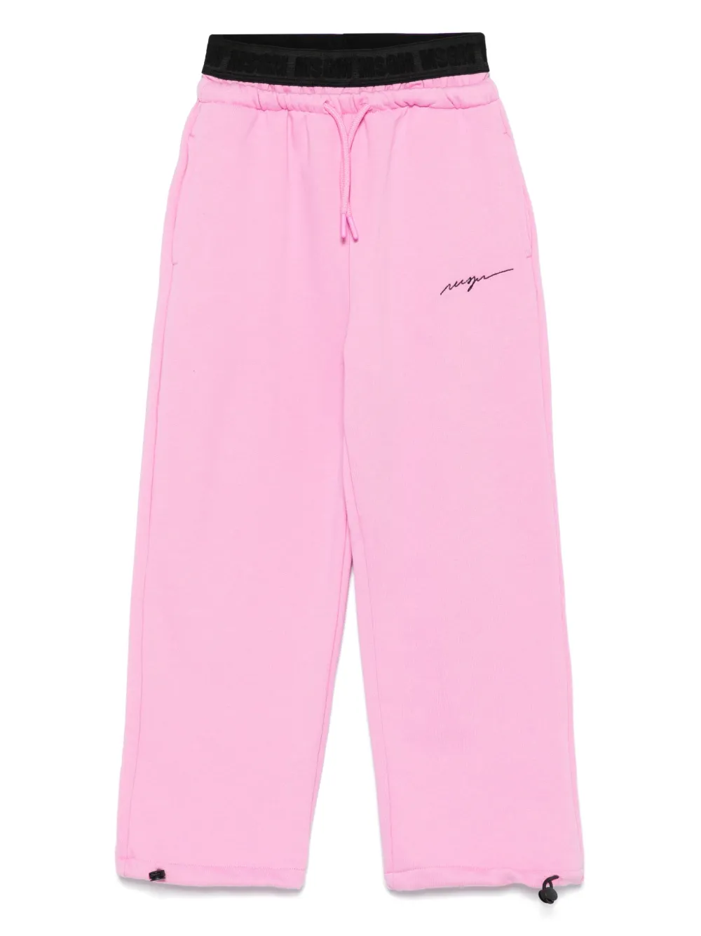 MSGM Kids フリース トラックパンツ - ピンク MSGM Kids フリース トラックパンツ - ピンク