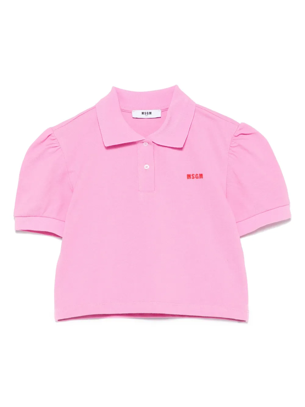 MSGM Kids Piqué poloshirt Roze