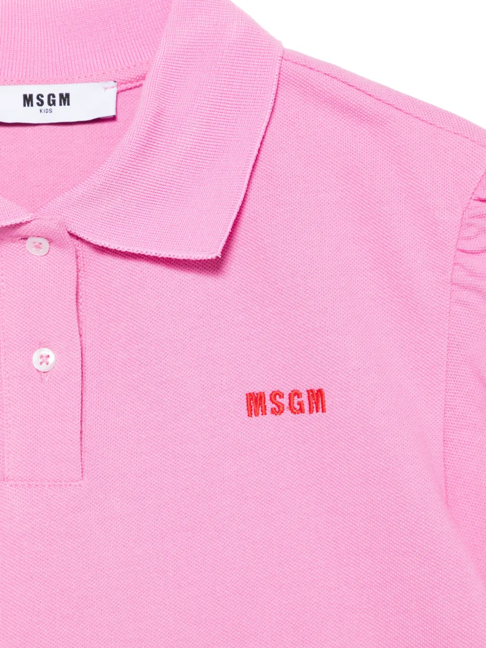MSGM Kids Piqué poloshirt Roze