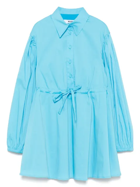 MSGM Kids vestido de popelina