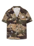 MSGM Kids poplin shirt - Brown