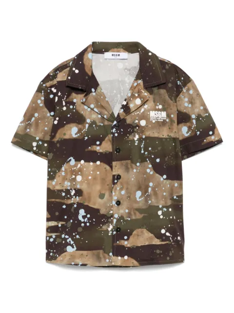 MSGM Kids chemise en popeline
