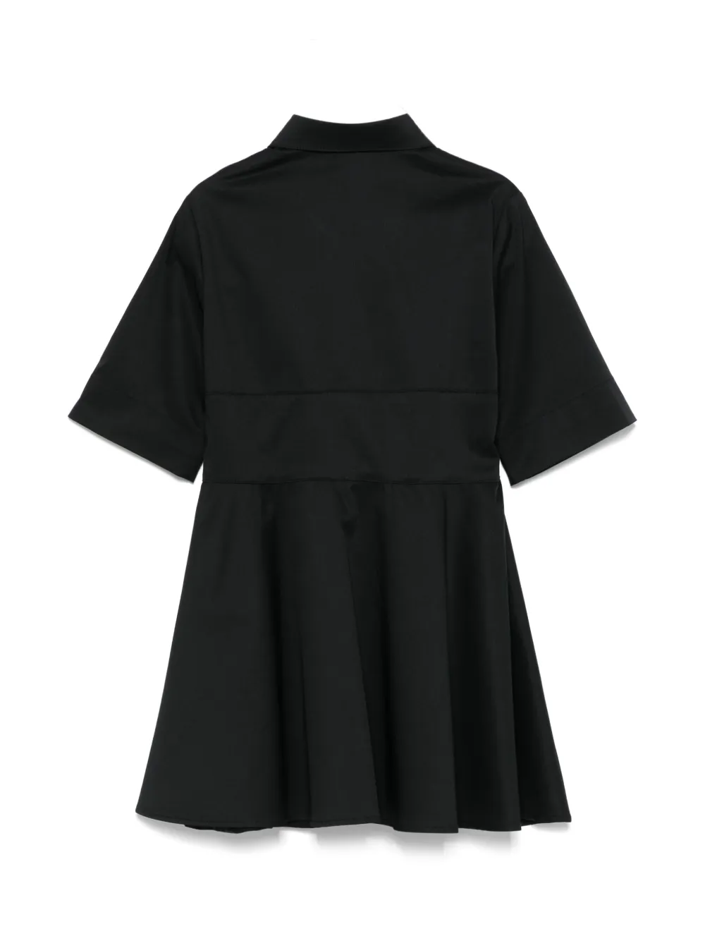 msgmkids MSGM Kids Jurk met geborduurd logo - Zwart