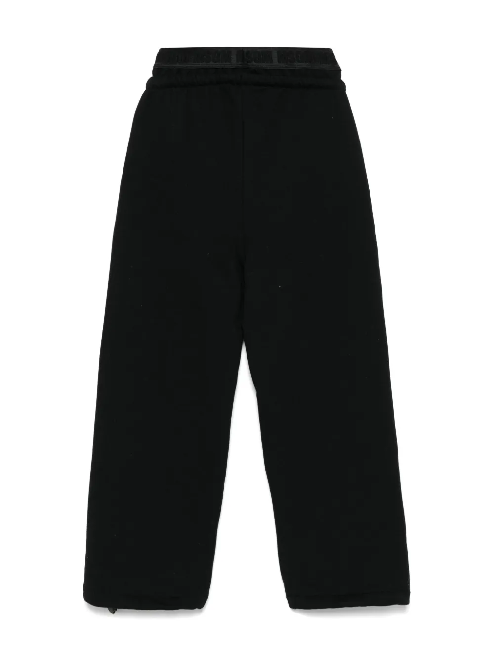 MSGM Kids Joggingbroek met gelaagd detail - Zwart