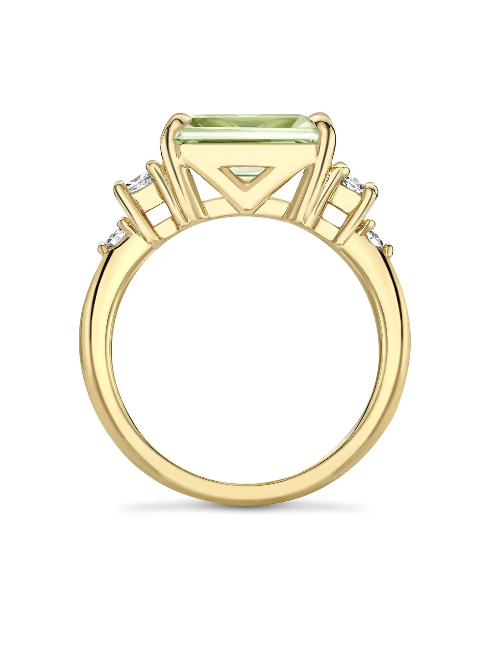 9k Yellow Gold Claudie Amethyst Ring