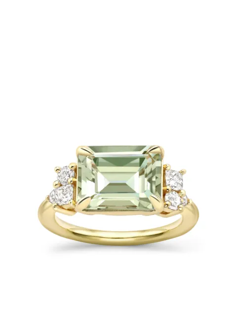 Dinny Hall 9K yellow gold Claudie amethyst ring