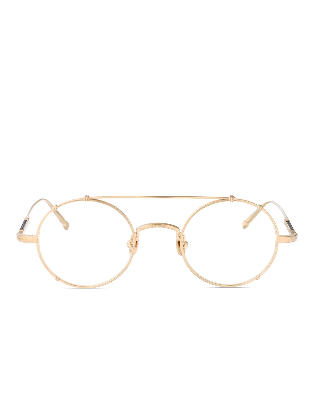 Matsuda round frame glasses | Gold | Image 1