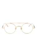 Matsuda round frame glasses - Gold