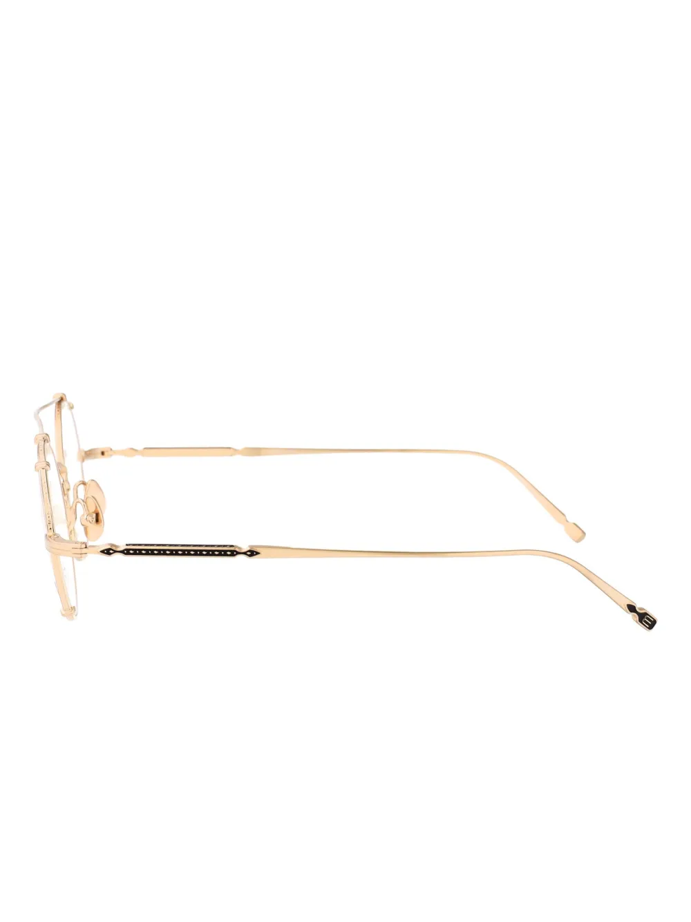 Matsuda Bril met rond montuur Goud