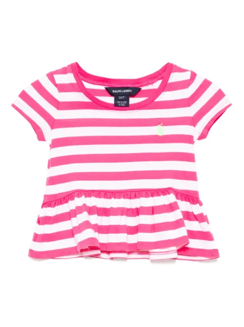 POLO RALPH LAUREN KIDS logo-embroidered T-shirt