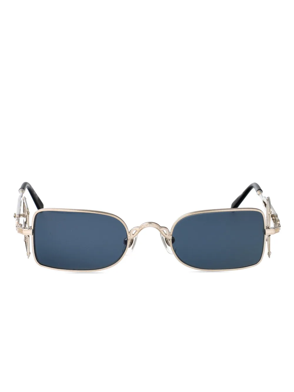 Matsuda lentes de sol con armazón rectangular | plateado | Image 1