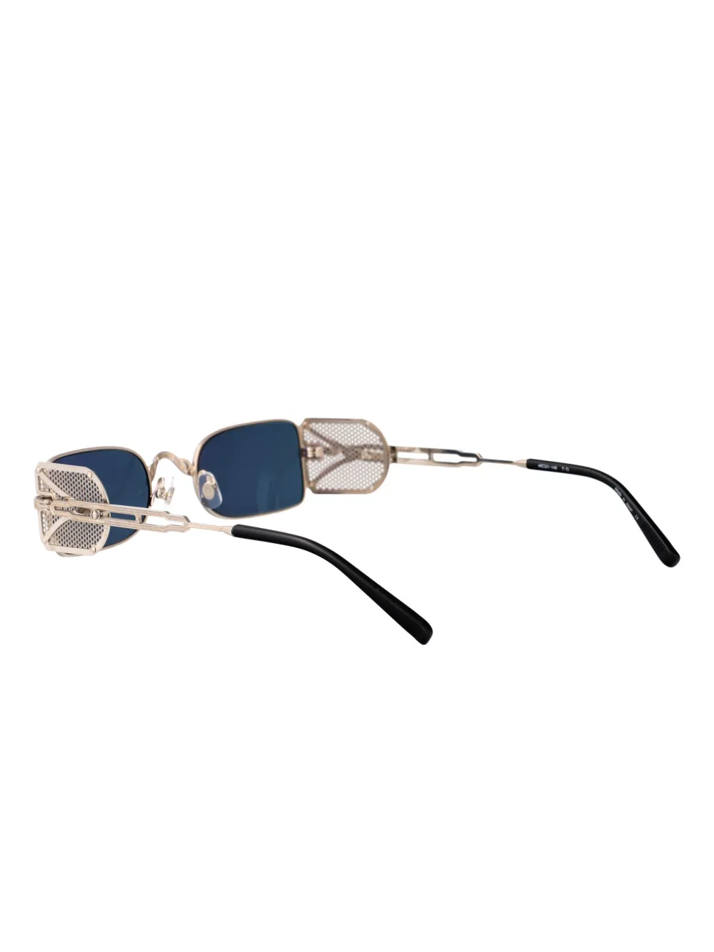 Matsuda Zonnebril met rechthoekig montuur Zilver