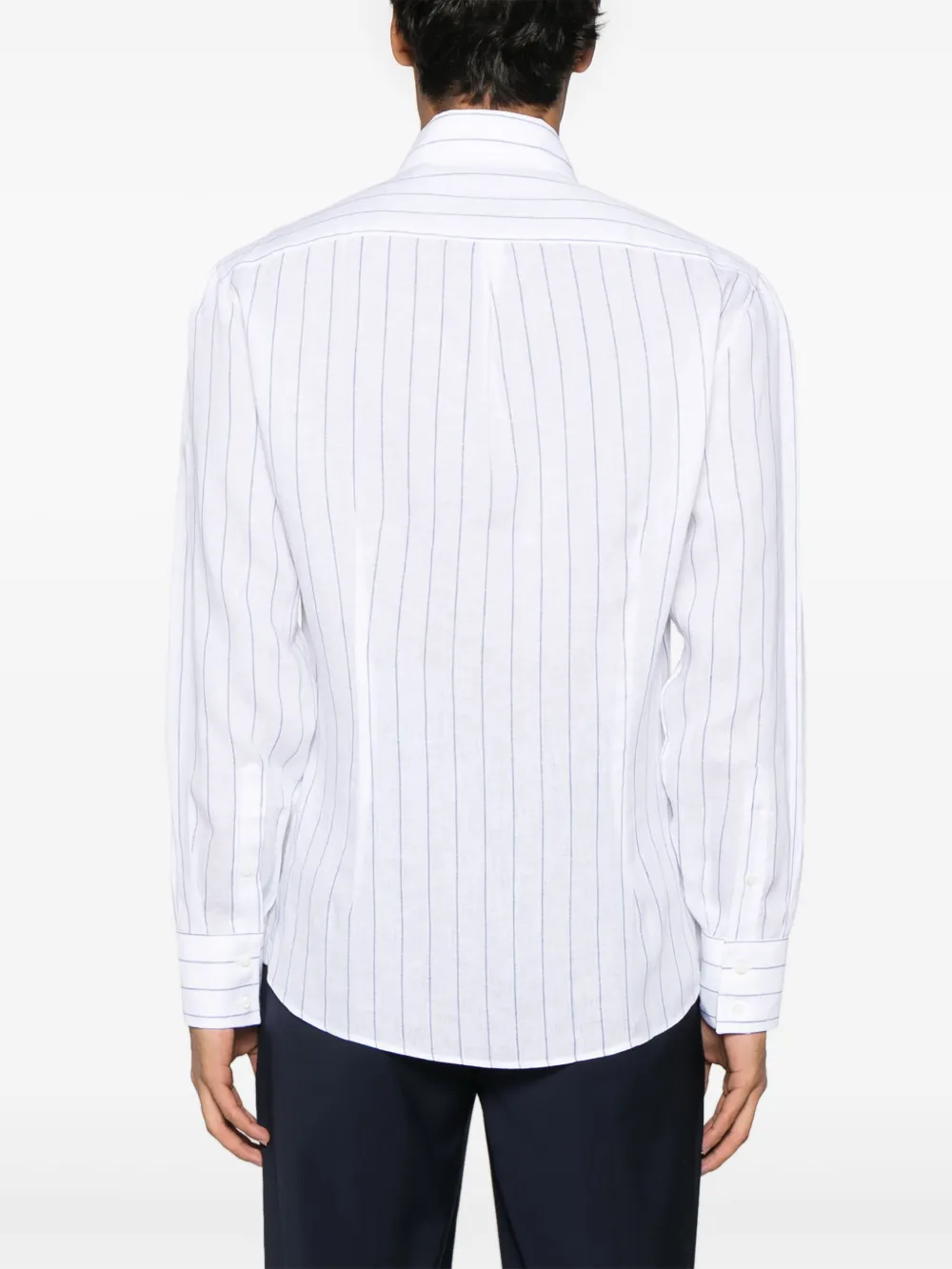 Brunello Cucinelli Linnen overhemd Wit
