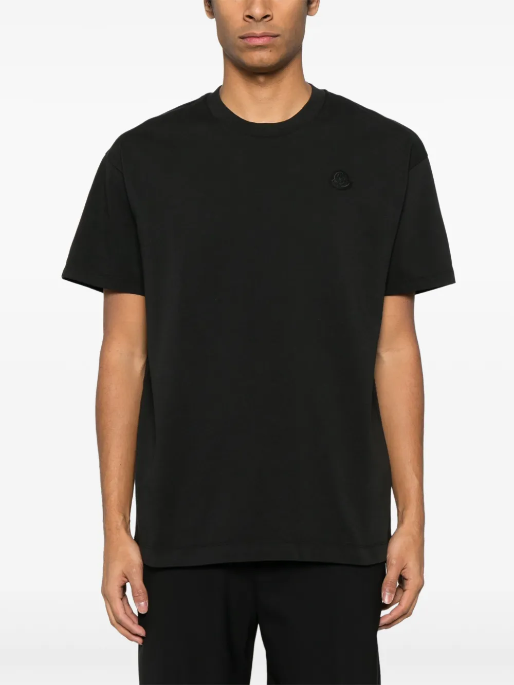 Moncler Katoenen T-shirt Zwart
