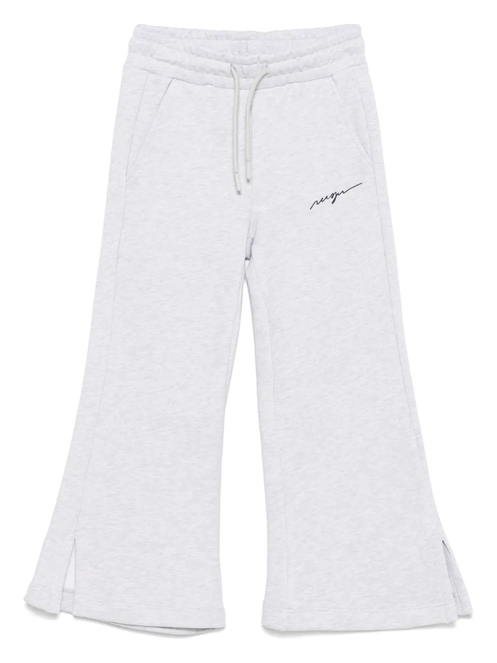 MSGM Kids Joggingbroek met logo Grijs