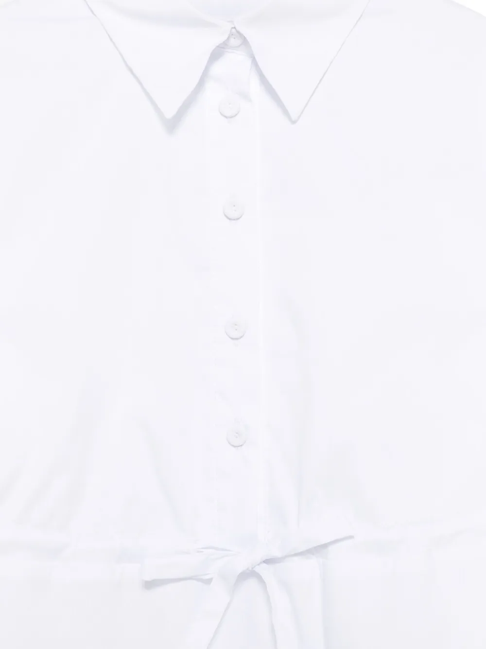 MSGM Kids Popeline jurk Wit