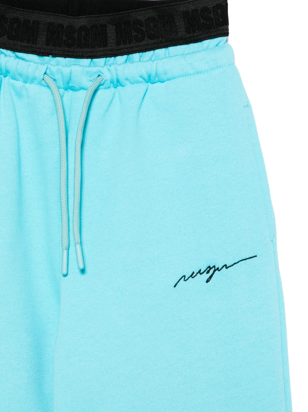 MSGM Kids Fleece trainingsbroek Blauw