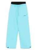 MSGM Kids fleece track pants - Blue