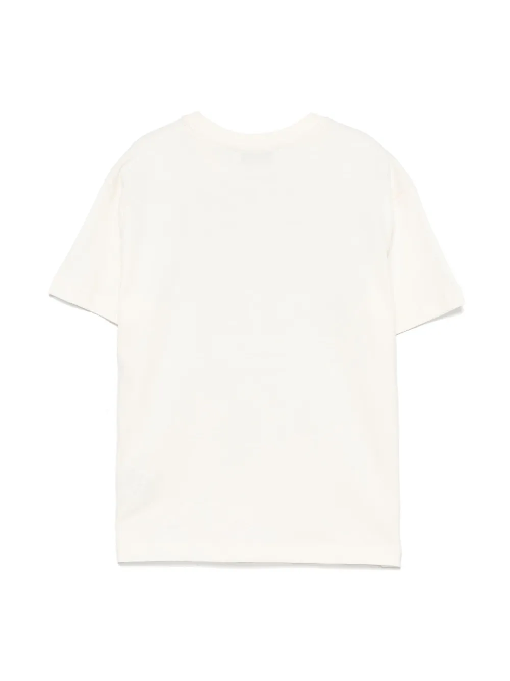 MSGM Kids T-shirt met logoprint - Beige