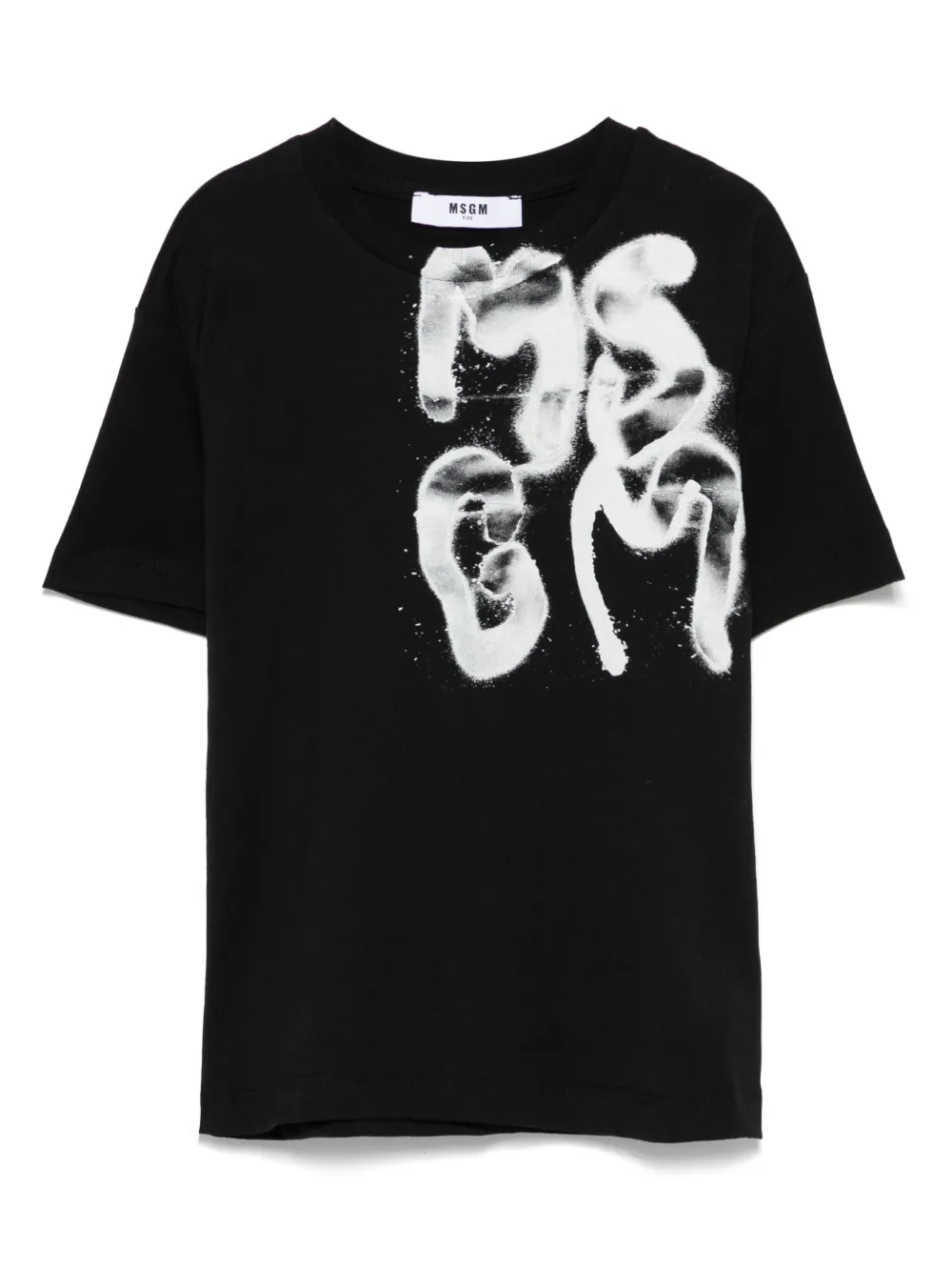 MSGM Kids playera con logo estampado | negro | Image 1