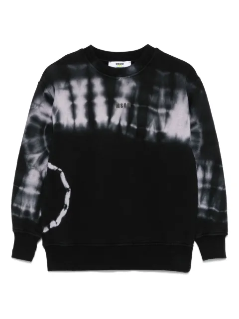 MSGM Kids sudadera con estampado tie-dye