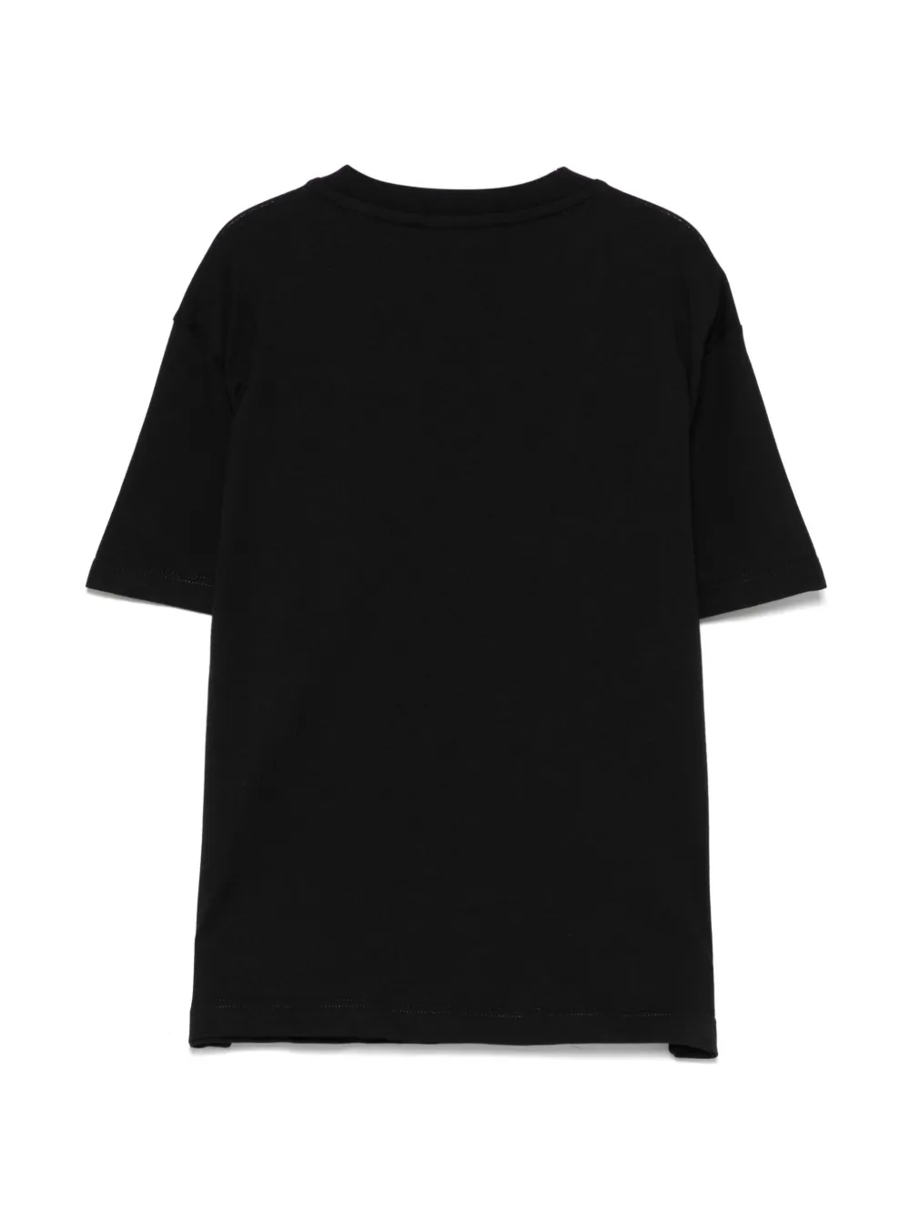 MSGM Kids T-shirt met logoprint - Zwart