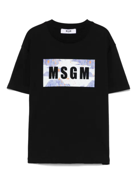 MSGM Kids logo-print T-shirt      