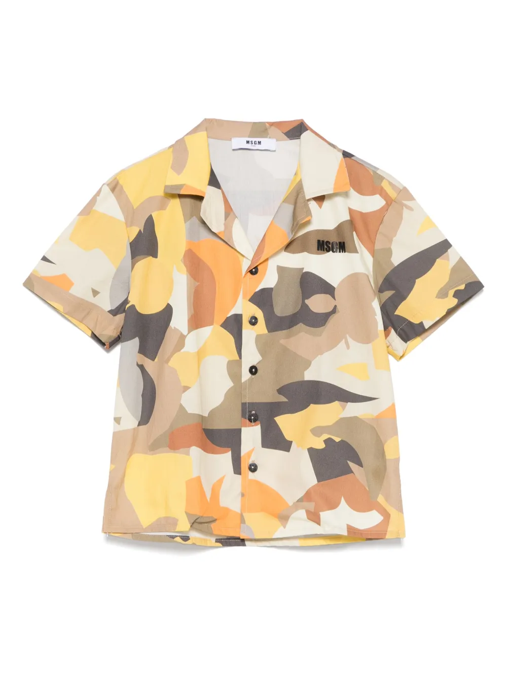 MSGM Kids poplin shirt | Green | Image 1