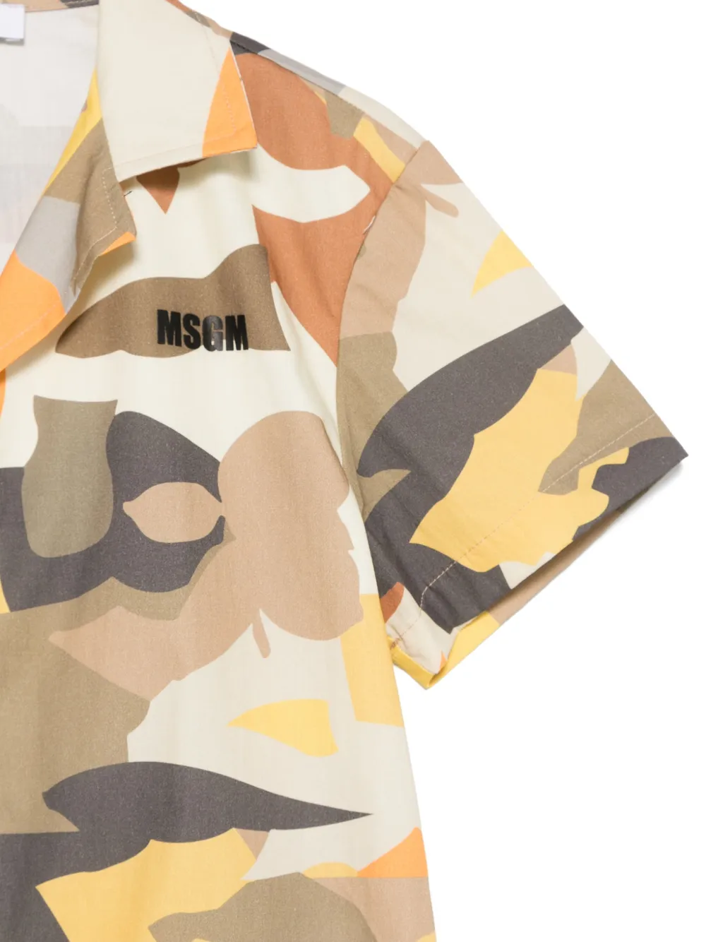MSGM Kids Popeline shirt Groen