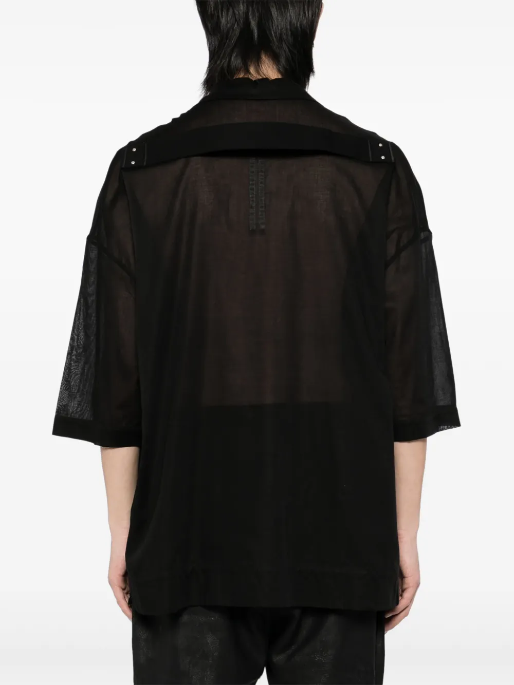 Rick Owens Magnum Tommy overhemd Zwart