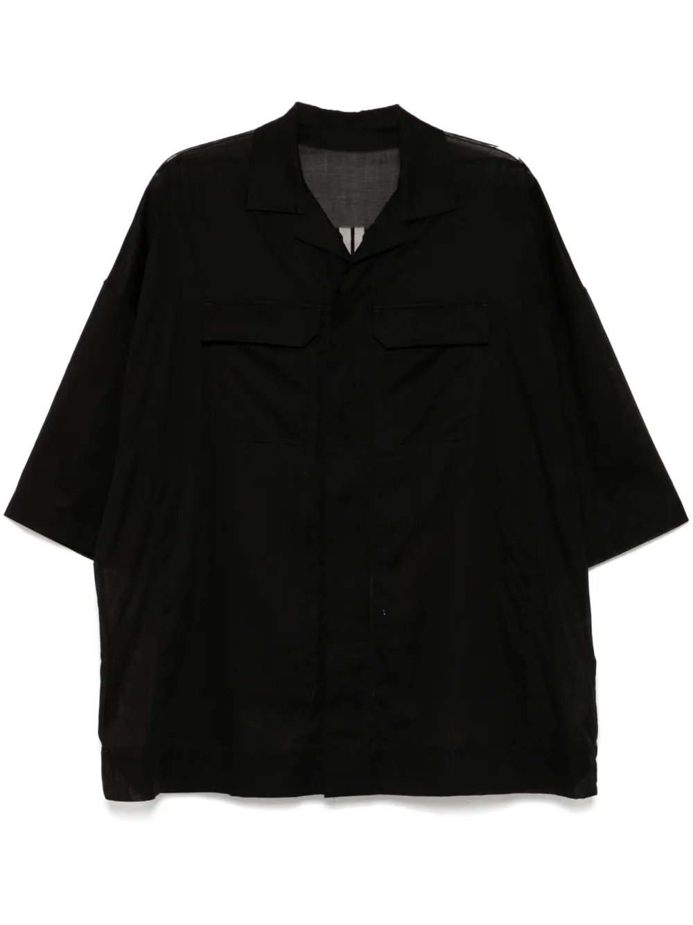 Rick Owens camisa Magnum Tommy | negro | Image 1