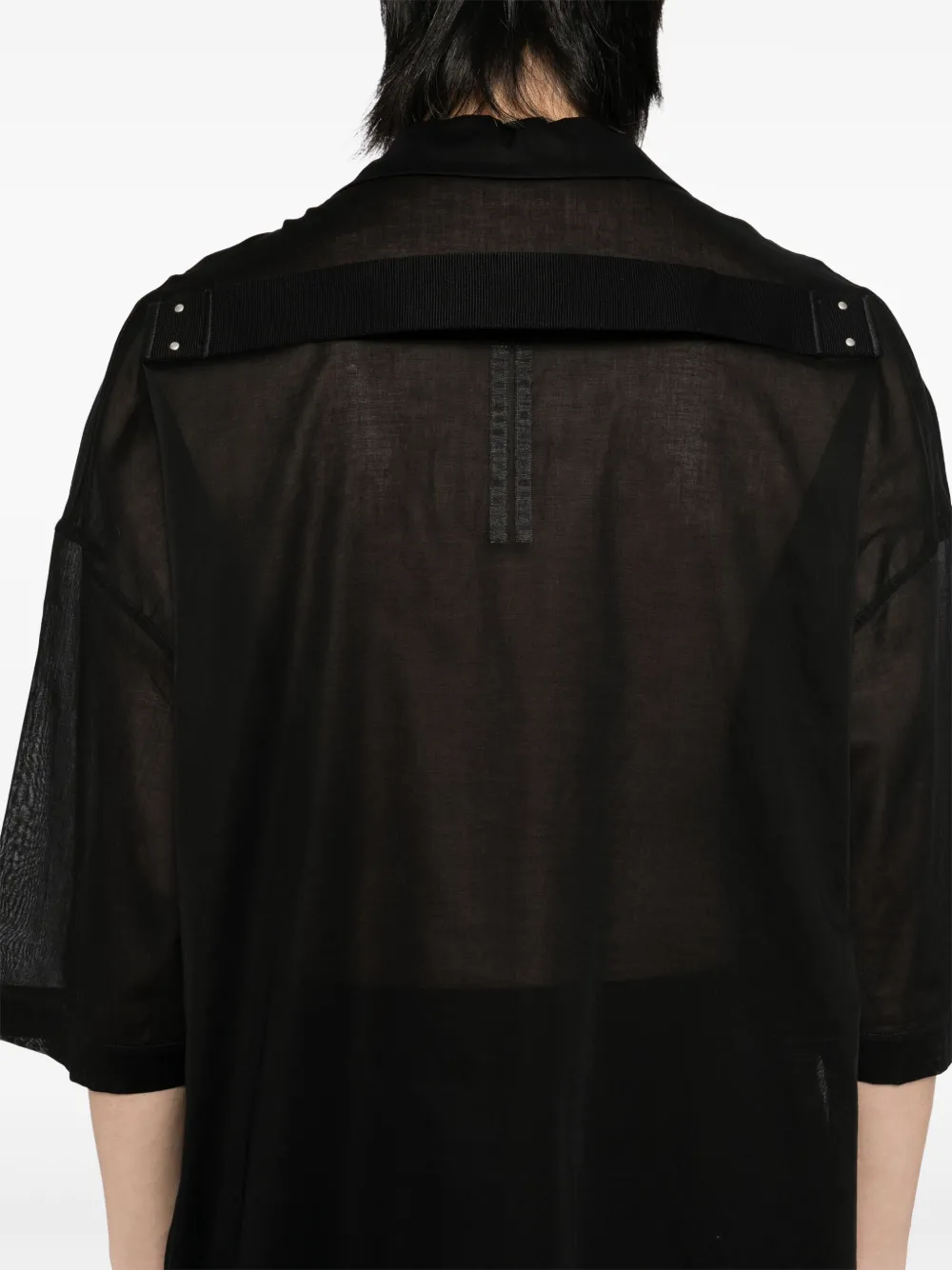 Rick Owens Magnum Tommy overhemd Zwart