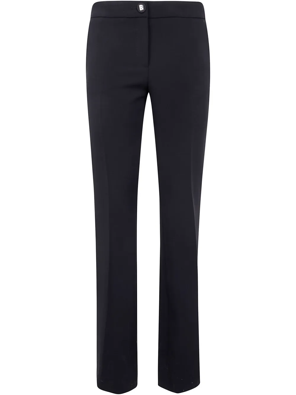 pressed-crease trousers