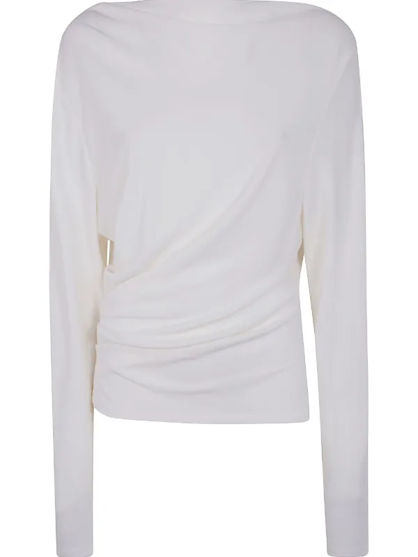 JACQUEMUS バックオープントップス Jacquemus open-back Top | White | FARFETCH