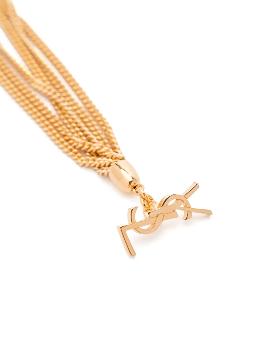 Saint Laurent Cassandre Bacelet In Gold