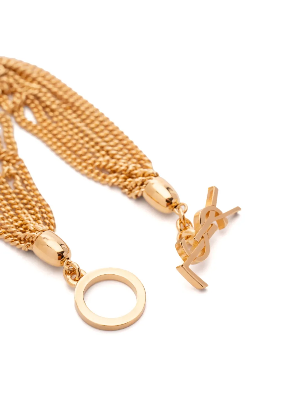 Saint Laurent Cassandre Bacelet In Gold
