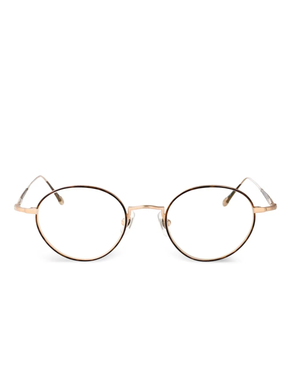 Matsuda round-frame glasses | Gold | Image 1