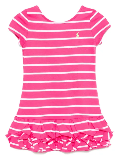 POLO RALPH LAUREN KIDS Vestido com logo bordado