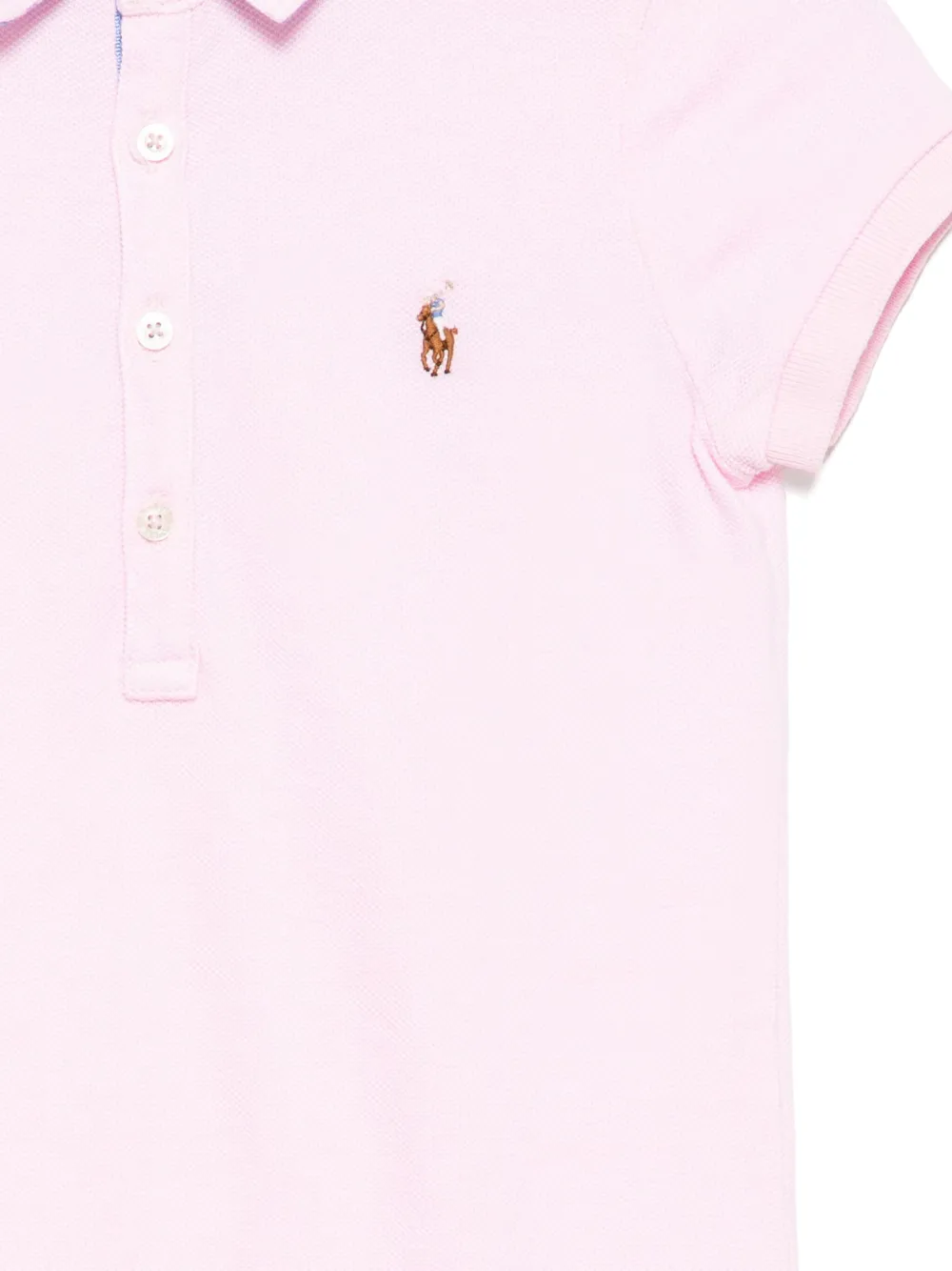 POLO RALPH LAUREN KIDS Polojurk met geborduurd logo Roze